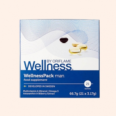 На фото изображено Wellness Pack для мужчин