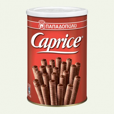 На фото изображено Вафли венские с фундуком и шоколадным кремом CAPRICE