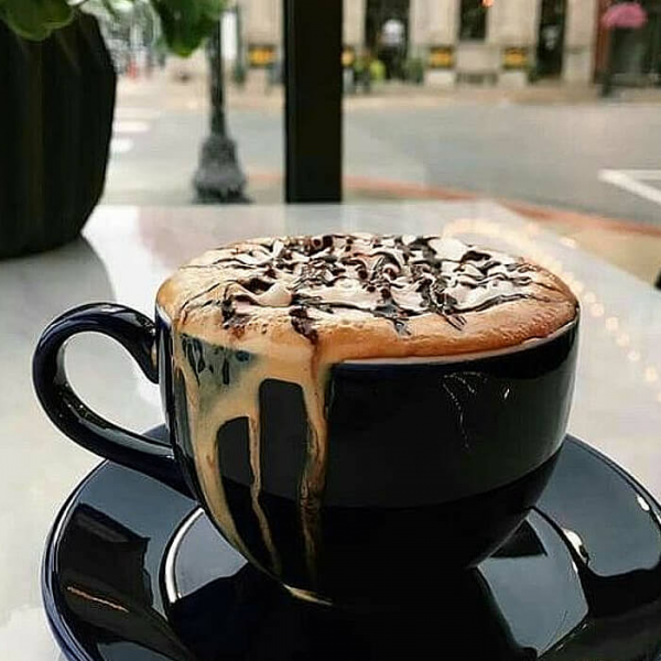 На фото изображено КРЕМ-БРЮЛЕ ароматизированный кофе