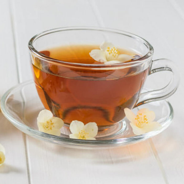 На фото изображено Чай Малина со сливками