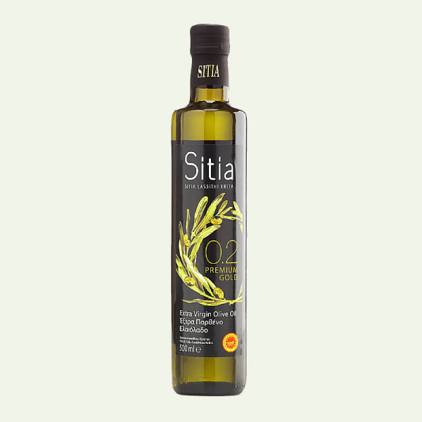 На фото изображено Масло оливковое Extra Virgin 0,2% SITIA