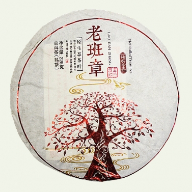 Чай Шу Пуэр блин Старое дерево Лао Бан Джан, 228 г